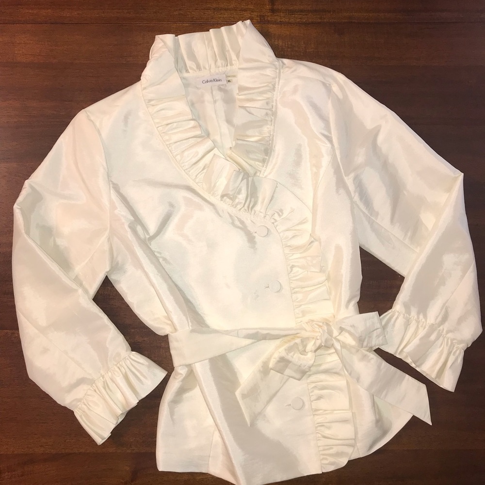 Calvin Klein ✨ Blouse Size Large